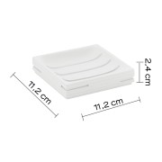 Gedy Quadrotto portasapone resina bianco dimensioni