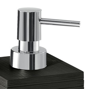 Gedy Quadrotto dispenser dosasapone nero 2