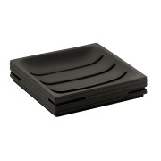 Gedy Quadrotto portasapone resina nero