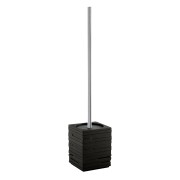 Gedy Quadrotto scopino bagno nero