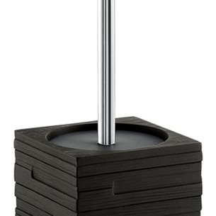 Gedy Quadrotto scopino bagno nero 2