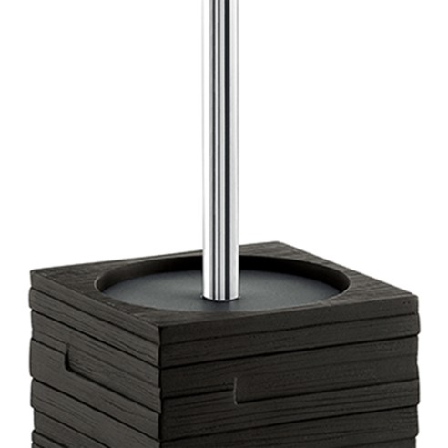 Gedy Quadrotto scopino bagno nero