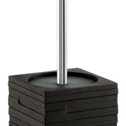 Gedy Quadrotto scopino bagno nero