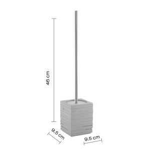 Gedy Quadrotto scopino bagno grigio 2
