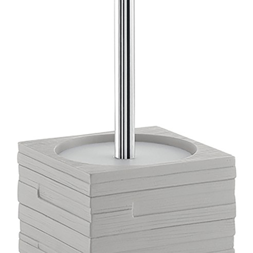 Gedy Quadrotto scopino bagno grigio