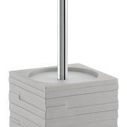Gedy Quadrotto scopino bagno grigio