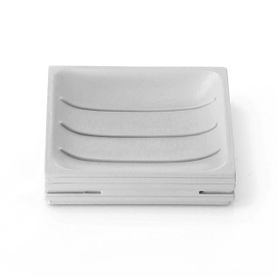 Gedy Quadrotto portasapone resina grigio 2