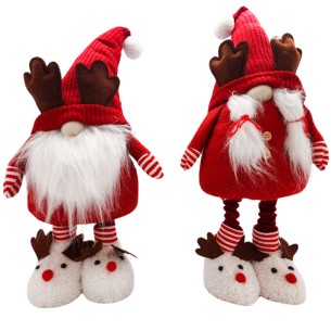 Decorazione natalizia Babbo Natale in tessuto H70 cm assortito Mercury 56364