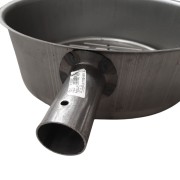 Padella cuoci castagne da camino diam 27cm 812 manico