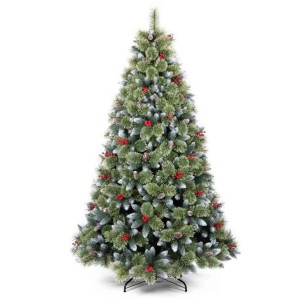 Albero di Natale artificiale con pigne Cherry