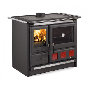 Cucina a legna Rosa XXL VST Nero La Nordica