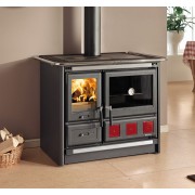 Cucina a legna Rosa XXL VST Nero La Nordica ambient