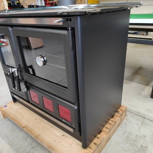 Cucina a legna Rosa XXL 5.0 VST Nero...