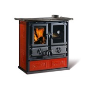 Cucina a legna Rosetta 5.0 Ceramica Bordeaux La Nordica