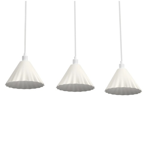 Lampada a sospensione 3 luci Ledvance Decor Pulp, bianco, E14