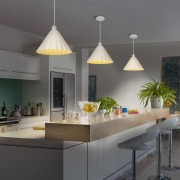 Lampada a sospensione Ledvance Decor Pulp bianco, E27 ambientata