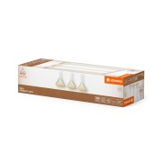 Lampada a sospensione 3 luci Ledvance Decor Pulp bianco, E14