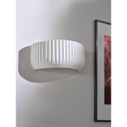 Applique in gesso Ledvance Decor Plaster Routes bianco, E27 ambientata