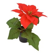 Stella di Natale H 19 cm rosso H&S MT1000020