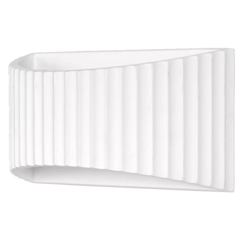 Applique in gesso Ledvance Decor Plaster Flat bianco, E27