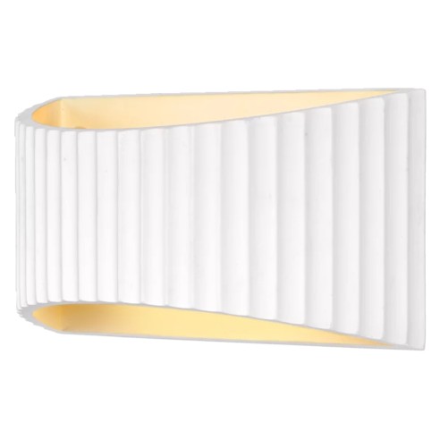 Applique in gesso Ledvance Decor Plaster Flat bianco, E27