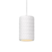 Lampadario in gesso Ledvance Decor Plaster Tube bianco, E27
