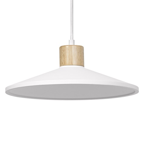 Lampadario in gesso Ledvance Decor Plaster Wood bianco, E27