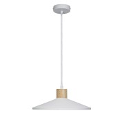 Lampadario in gesso Ledvance Decor Plaster Wood bianco, E27