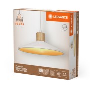 Lampadario in gesso Ledvance Decor Plaster Wood bianco, E27