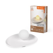 Lampada da tavolo gesso Ledvance Decor Plaster Nest bianco