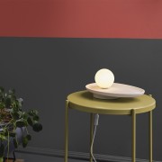 Lampada da tavolo gesso Ledvance Decor Plaster Nest bianco