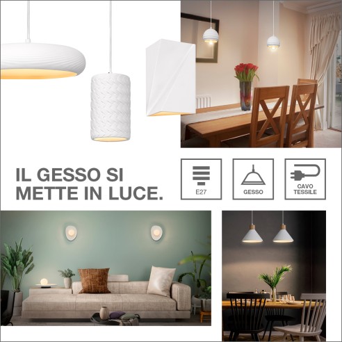 linea  Ledvance Decor in gesso bianco