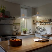 Lampadario in gesso Ledvance Decor Concrete Wood dark grey, E27