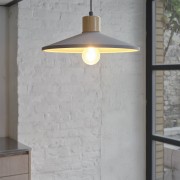 Lampadario in gesso Ledvance Decor Concrete Wood dark grey, E27