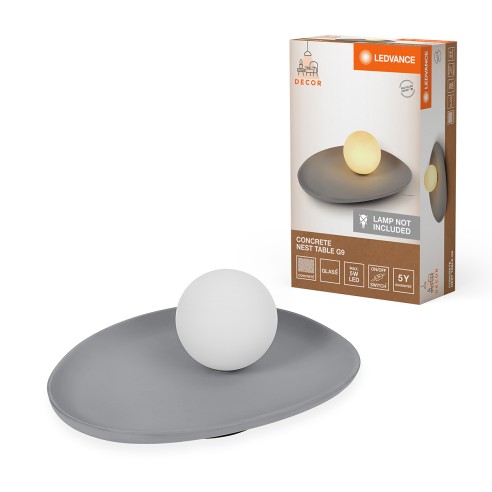 Lampada da tavolo Ledvance Decor Concrete Nest grey