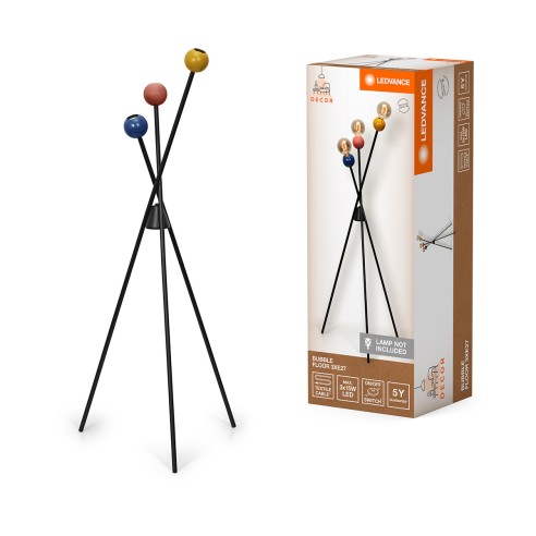 Lampada da terra Ledvance Decor Bubble 3xE27 multicolor