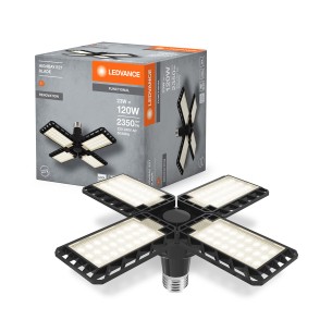 Lampadario a pannelli orientabili Ledvance Highbay Blade nero
