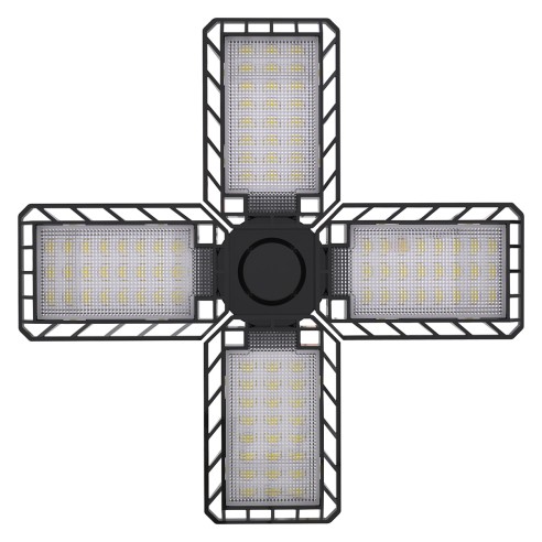 Lampadario a pannelli orientabili Ledvance Highbay Blade nero