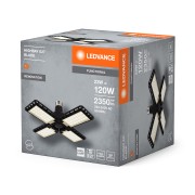 Lampadario a pannelli orientabili Ledvance Highbay Blade nero