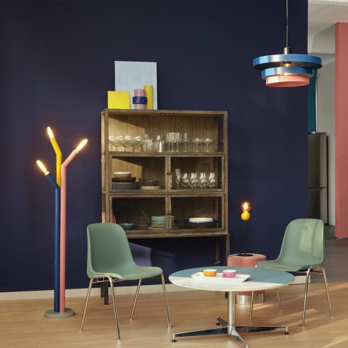 Lampada da tavolo Ledvance Decor Bubble multicolor ambientata