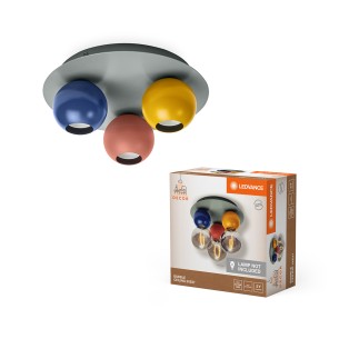 Plafoniera Ledvance Decor Bubble 3xE27 multicolor