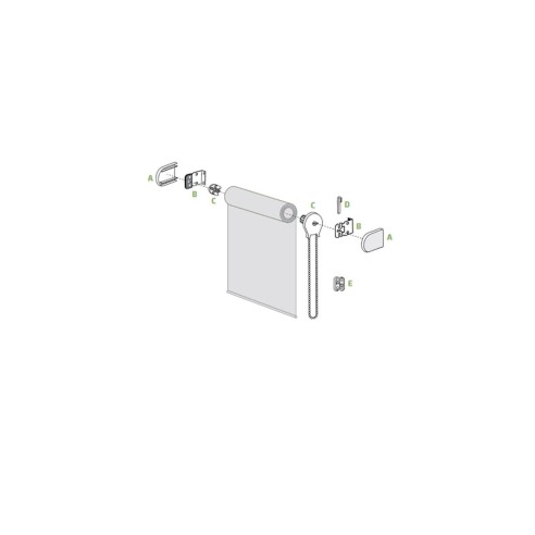 Kit-supporto-meccanismo-catenella-e-terminali-Stor-Planet-serie-Roll-up
