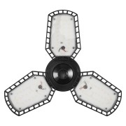 Plafoniera con pannelli orientabili Ledvance Highbay Blade nero