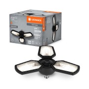 Plafoniera con pannelli orientabili Ledvance Highbay Blade nero
