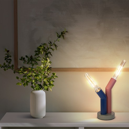 Lampada da tavolo Ledvance Decor Straw multicolor