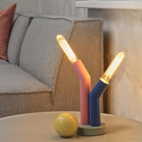 Lampada da tavolo Ledvance Decor Straw multicolor