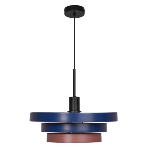 Lampadario Ledvance Decor Layers E27 blu/rosso