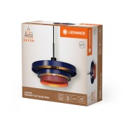 Lampadario Ledvance Decor Layers E27 blu/rosso