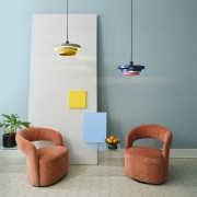 Lampadario Ledvance Decor Layers E27 blu/rosso
