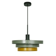 Lampadario Ledvance Decor Layers E27 verde/giallo
